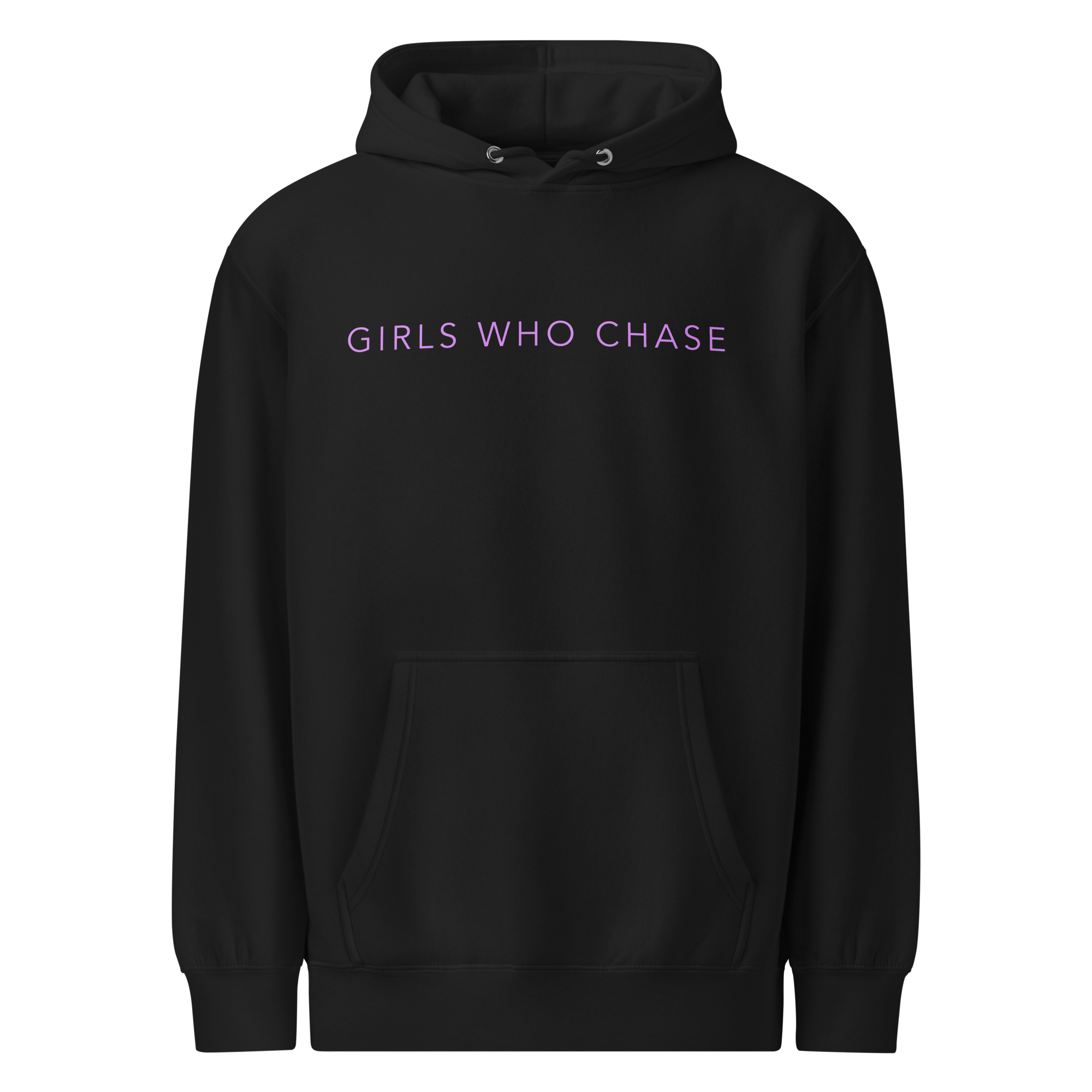 Girls Who Chase Phrase with Ombre Logo Hoodie