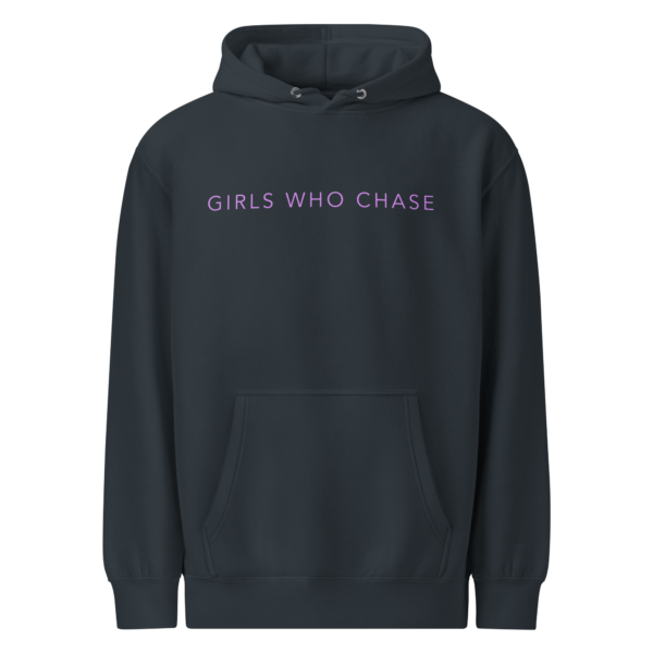 Girls Who Chase Phrase with Ombre Logo Hoodie