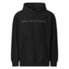 Girls Who Chase Phrase with Ombre Logo Hoodie