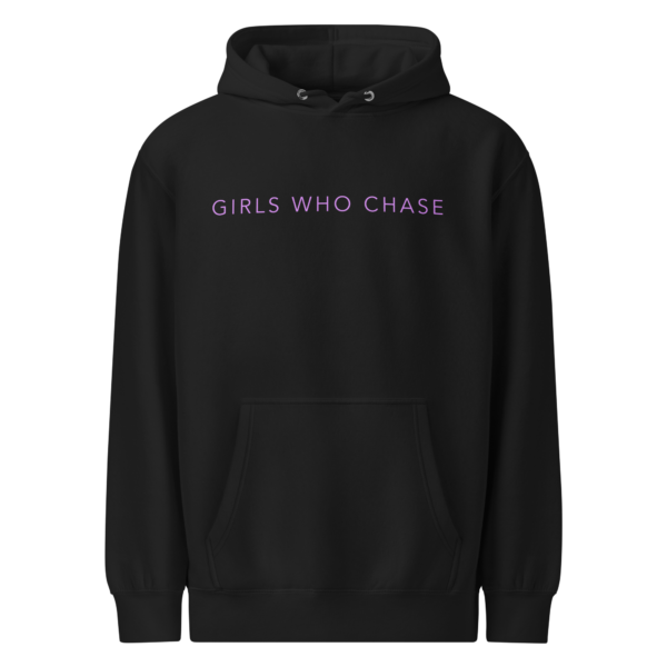Girls Who Chase Phrase with Ombre Logo Hoodie