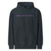 Girls Who Chase Phrase with Ombre Logo Hoodie